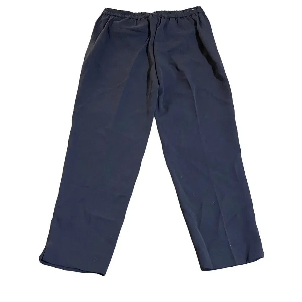 NWT J. Crew Size 8 Jamie Pant Trousers Navy Blue Professional Business Formal - Picture 3 of 9